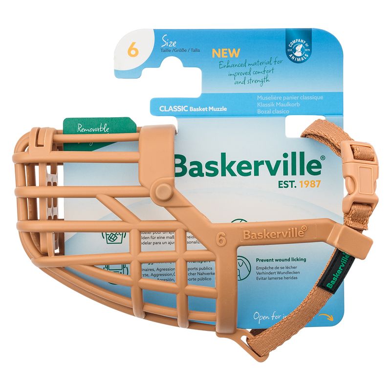 Baskerville Klassik Maulkorb, beige zu TOP-Preisen