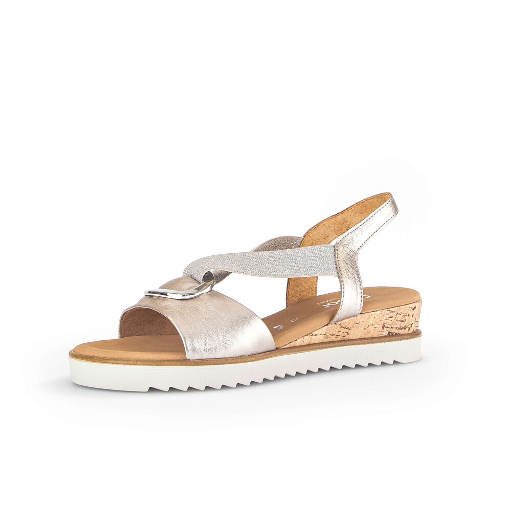 Gabor comfort Keilsandalette gold