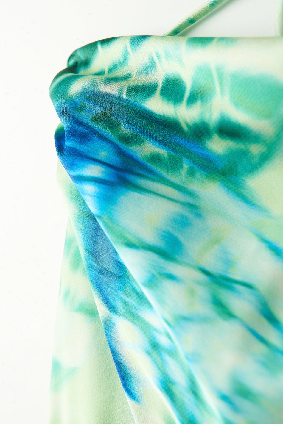 Cowlneck tie back top