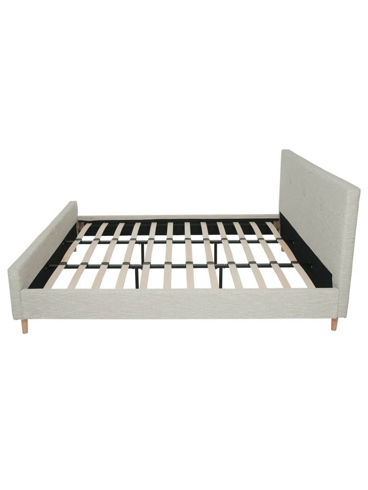 MCW Polsterbett J98 mit Lattenrost, 180x200cm creme-beige günstig kaufen onesize