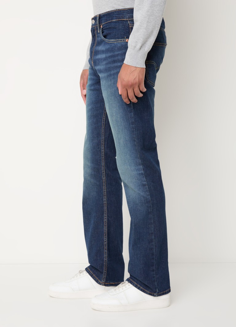 Blugi Levi's 527 cu croială dreaptă, decolorare închisă