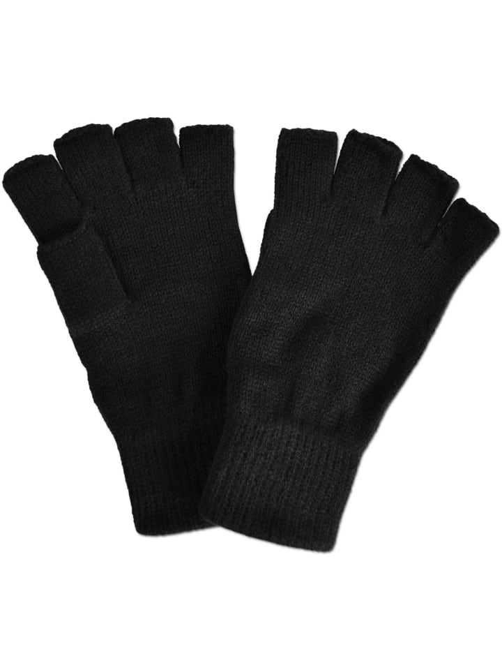 Normani Outdoor Sports Strick-Handschuhe, fingerlos in Schwarz günstig kaufen XL