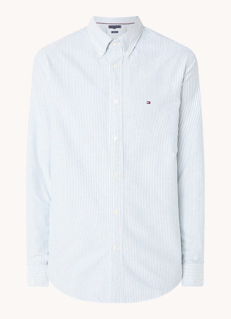Tommy Hilfiger Heritage regular fit shirt with stripe print and logo embroidery
