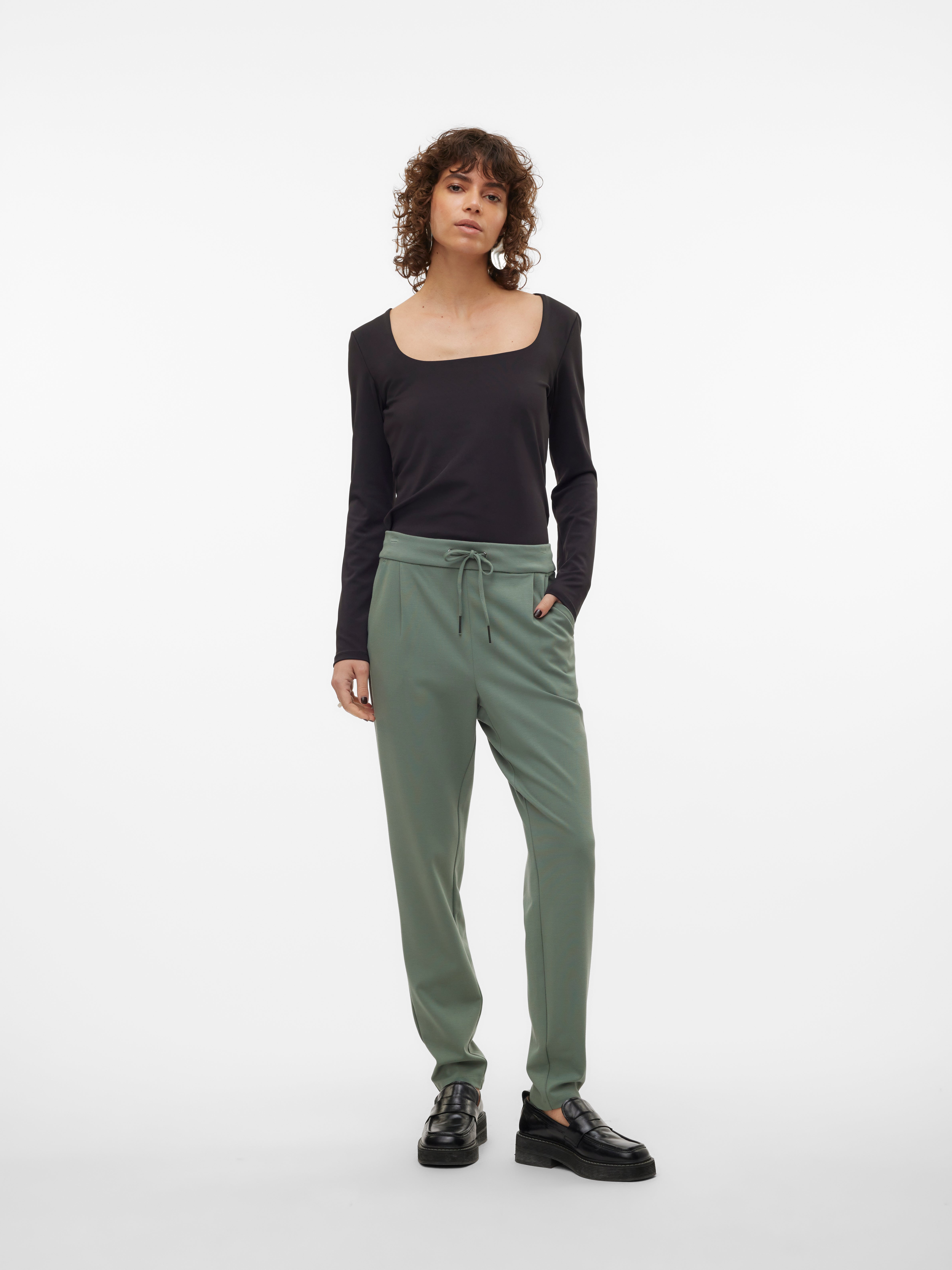 VMEVA Niedrige Taille Hose