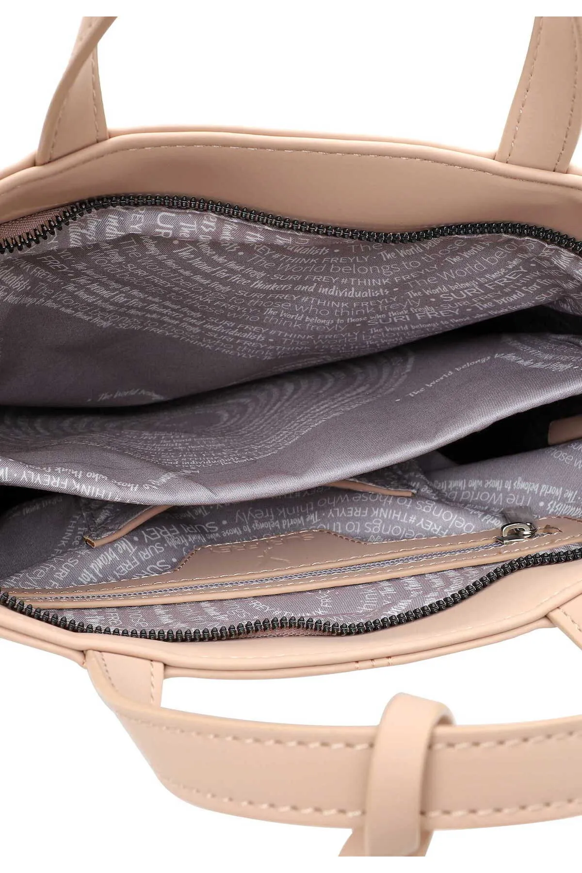 SURI FREY  Rucksack - Rosa - Unifarben