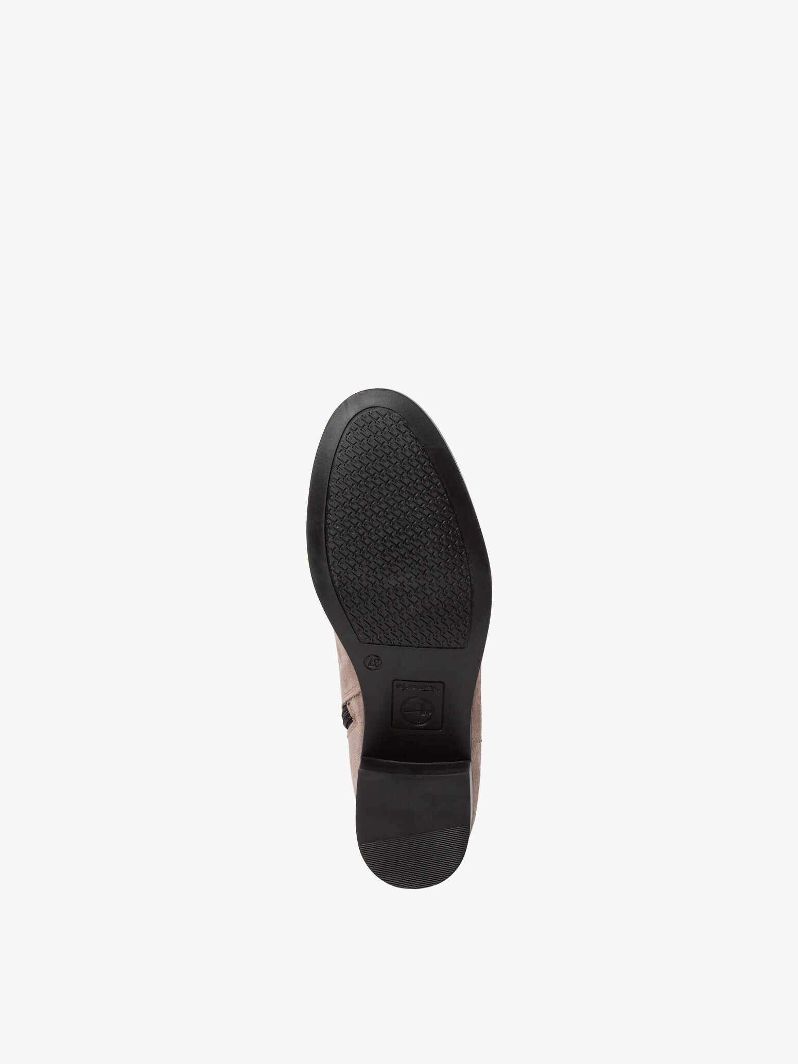 Bottine en cuir - beige