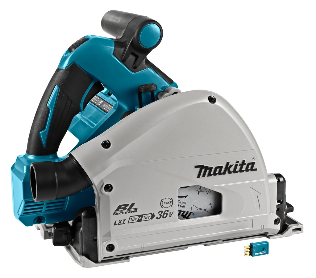 Makita DSP601ZJU Akku-Tauchsäge 165 mm 2 x 18 V mit AWS-Sender (ohne Akkus und Ladegerät)