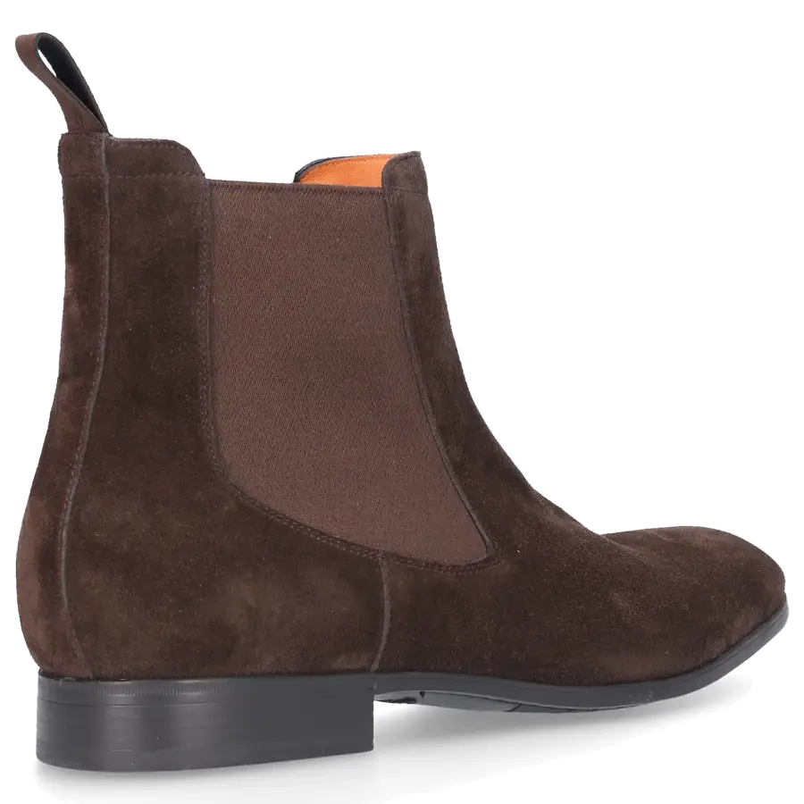Santoni - Chelsea Boots 13414 Veloursleder - braun
