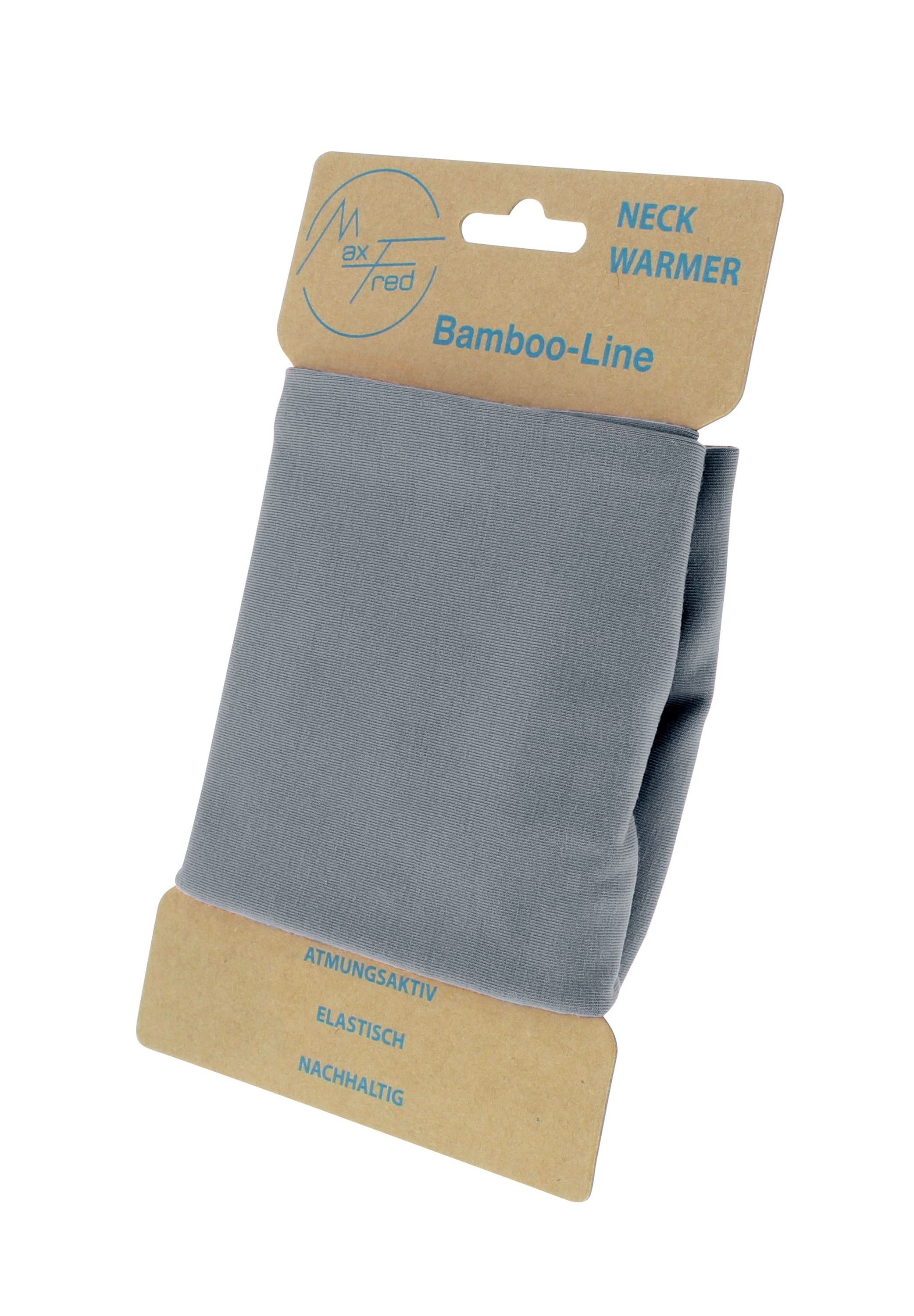 Maxfred Multifunktionstuch Bamboo grey Multifunktionstuch, Elastisch, Nachhaltig, geringe Geruchsaufnahme, Ultraweich