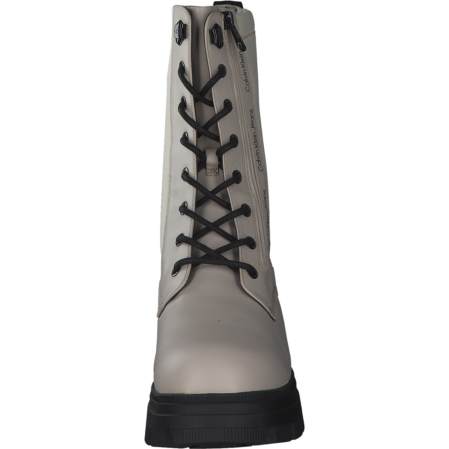 Calvin Klein YW0YW00740, Schnürstiefeletten, Damen, Beige