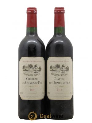 Château les Ormes de Pez  2000 - Lot de 2 Bouteilles