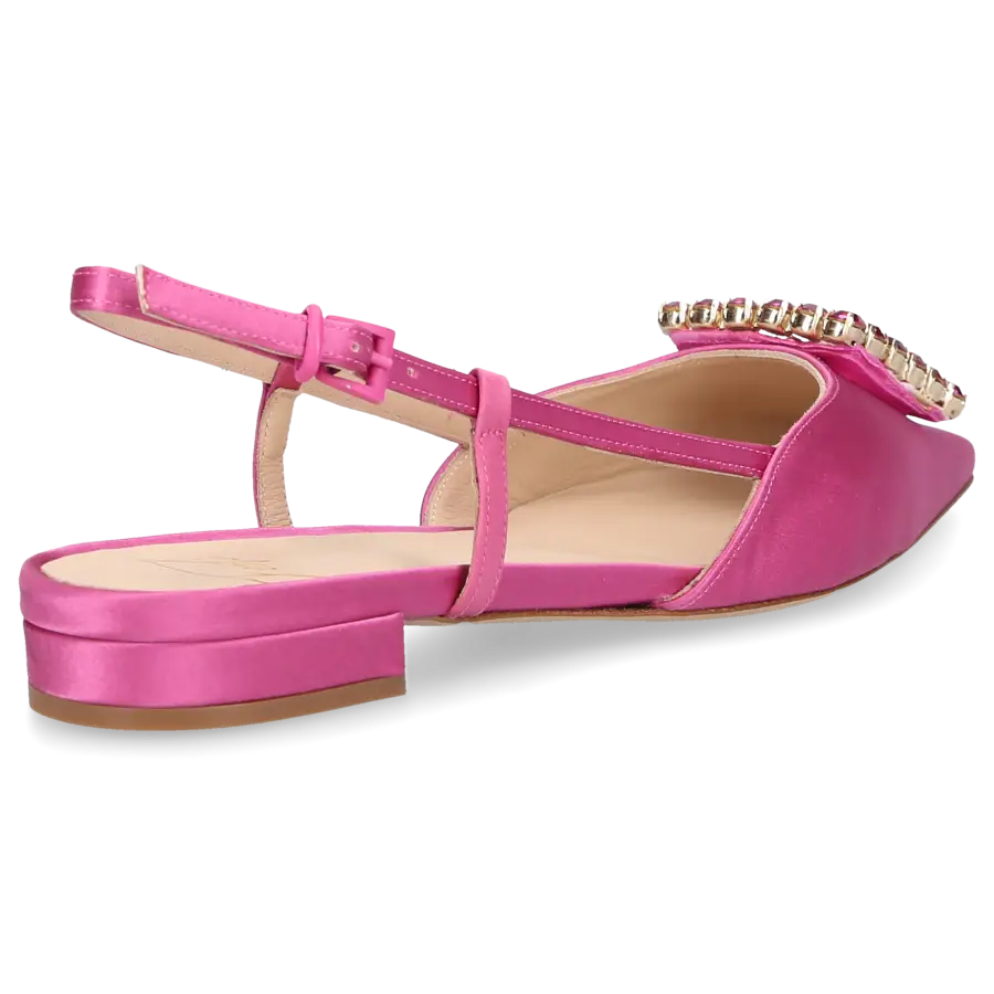 Roberto Festa - Sling-Ballerinas LAVANDA Satin - pink