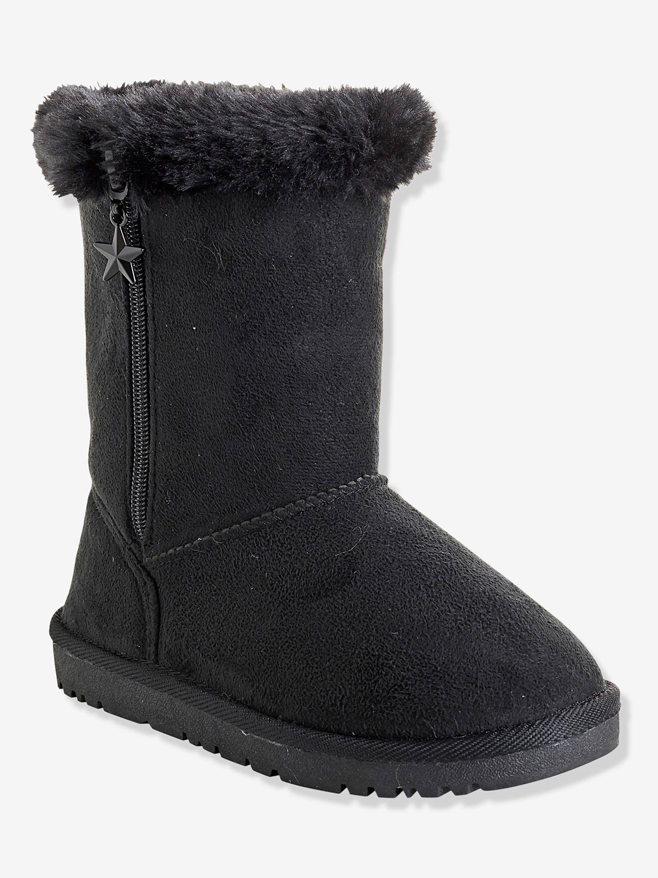 Vertbaudet Mädchen Winterstiefel - schwarz
