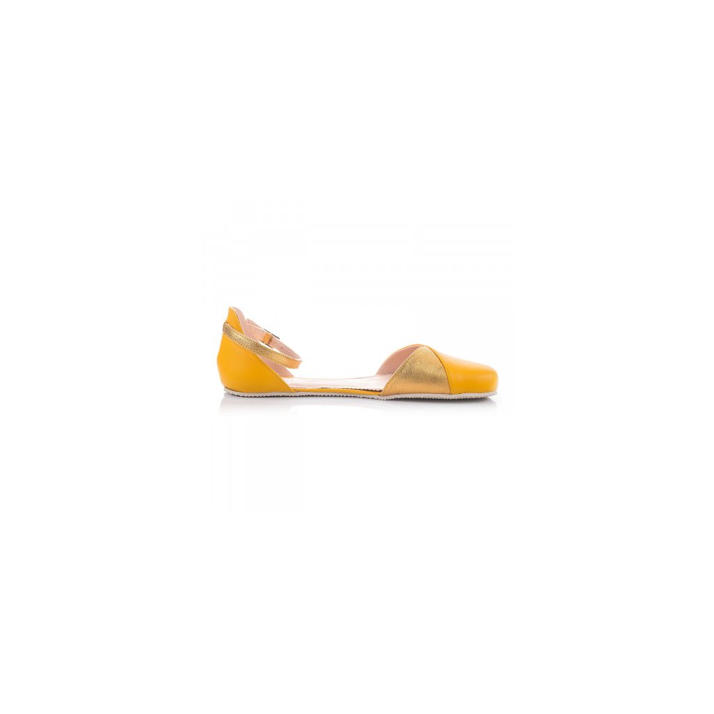 Shapen Poppy II Sun Yellow Barfuß-Ballerinas