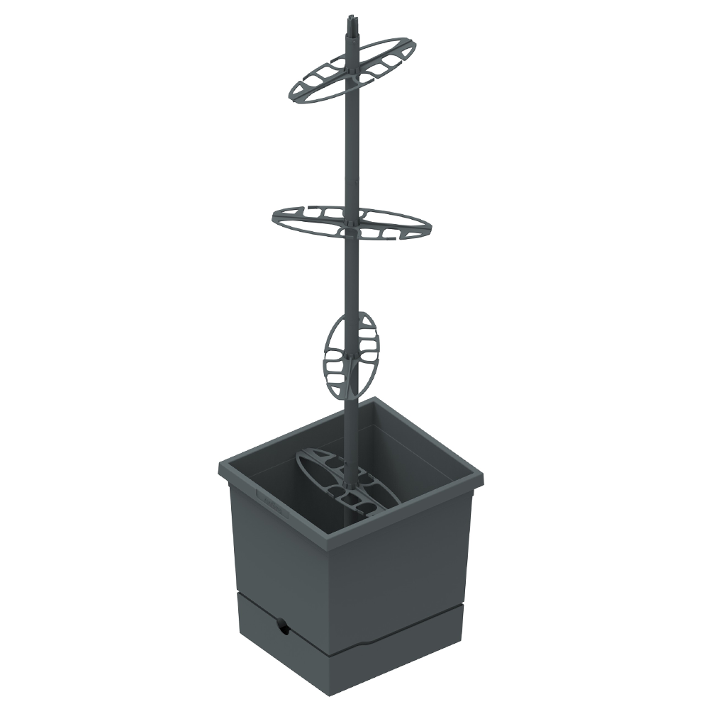 Romberg Powertec Garden Pflanztopf mit Rankhilfe und Wasserspeicher