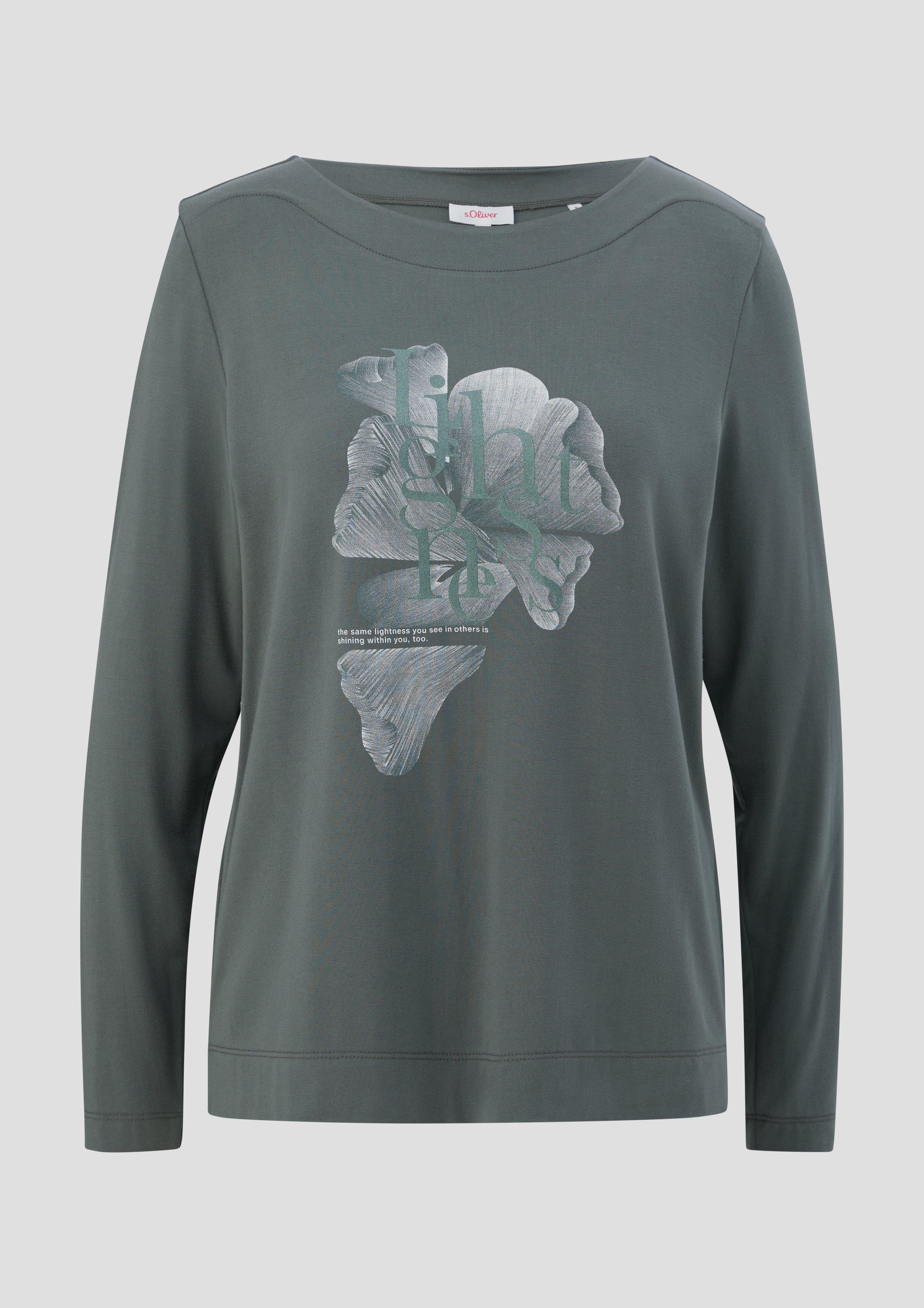 Longsleeve aus Viskosestretch  2137222-79D0
