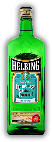 Helbing Kümmel 0,7 Liter Helbing Kümmel 0,7 Liter HELBING ist das Original und Nationalgetränk der Hamburger. 0,7	 Liter - Vol 35%