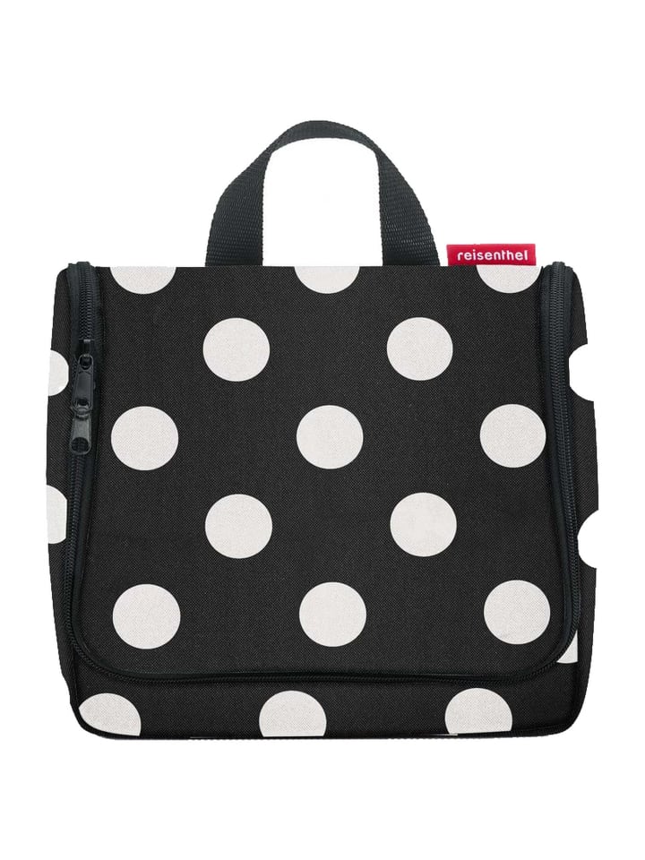 Reisenthel cosmetics toiletbag - Kulturbeutel 20 cm (glossy dots black) in dots white günstig kaufen onesize