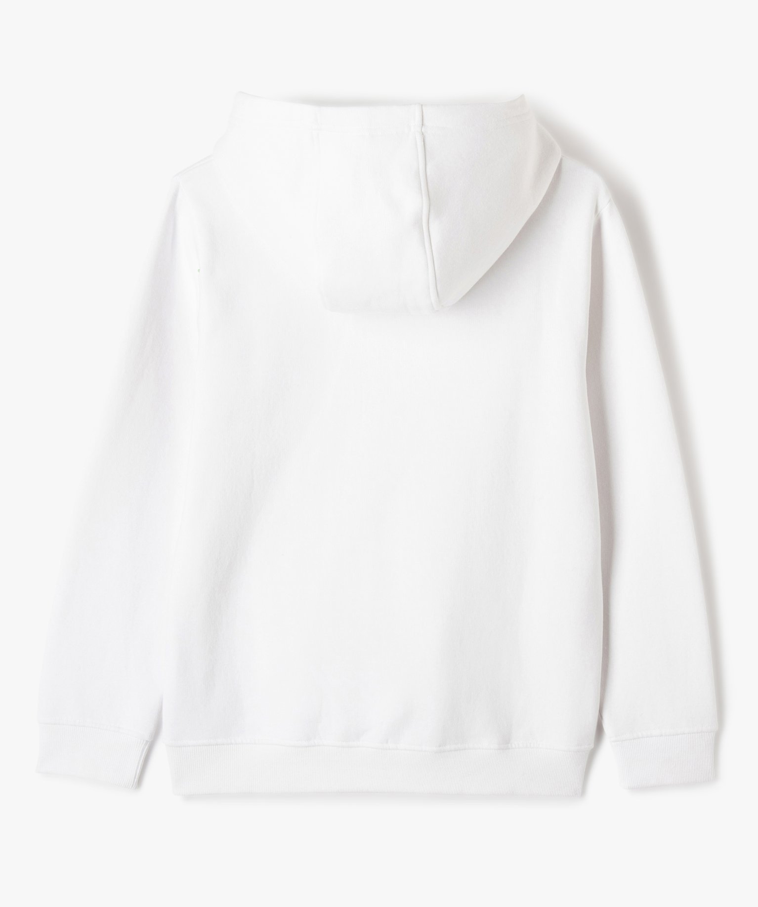 Sweat molletonné à capuche Garçon blanc | GEMO