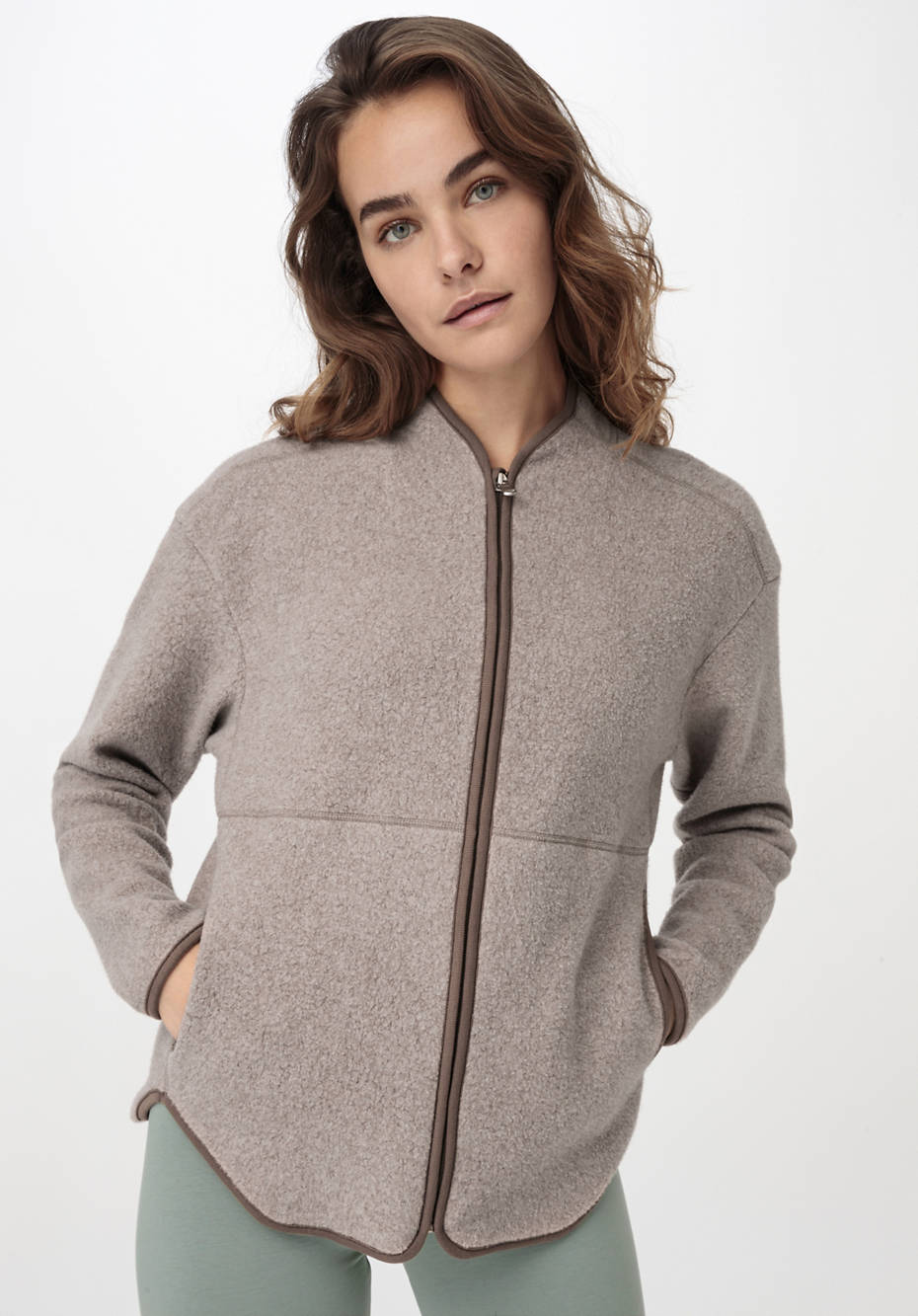Fleece-Jacke ACTIVE LIGHT aus reiner Bio-Baumwolle