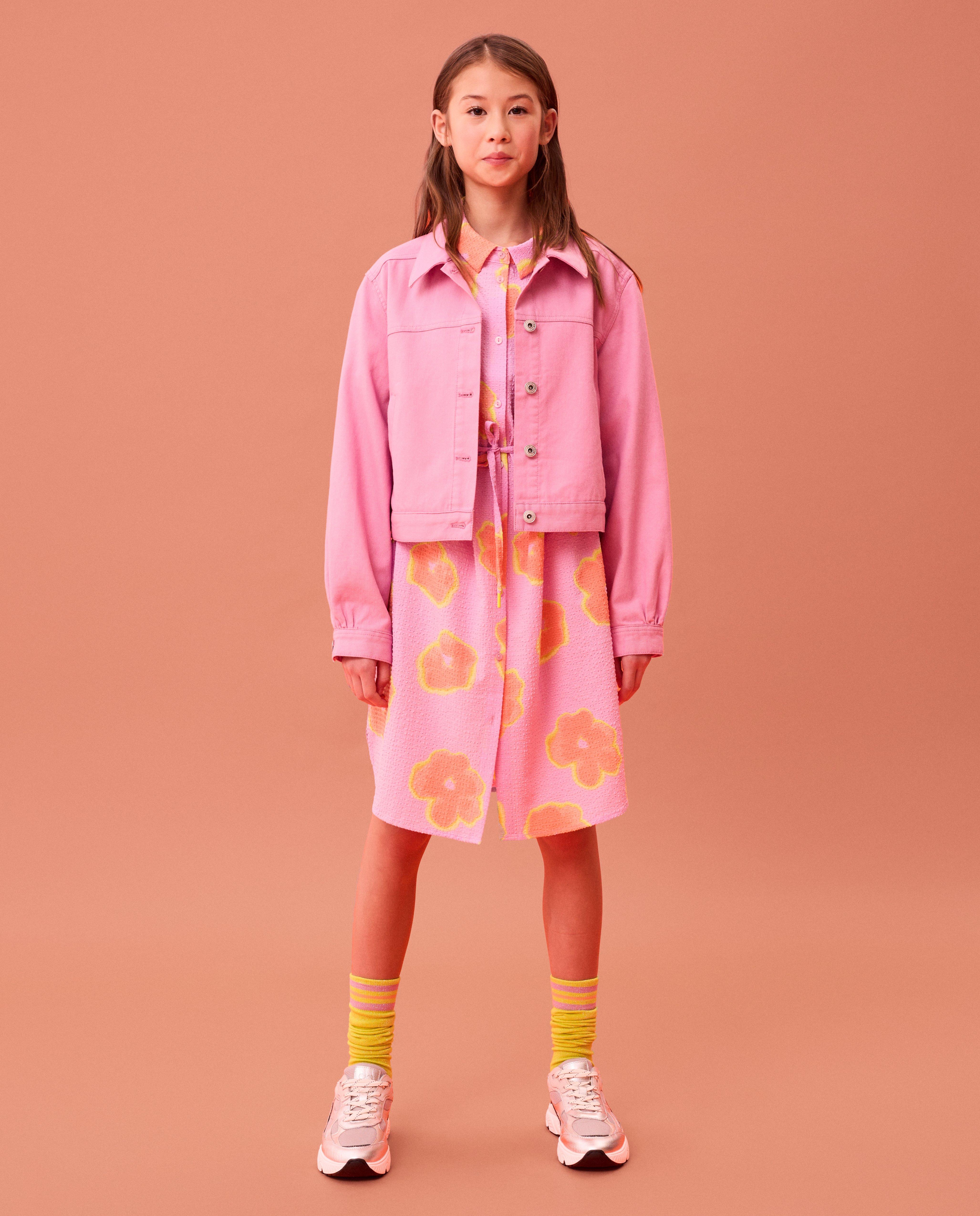 Vestă din denim CKS Pink, Ocazii speciale roz deschis