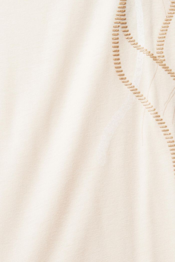 T-Shirt mit Pailletten, LENZING™ ECOVERO™