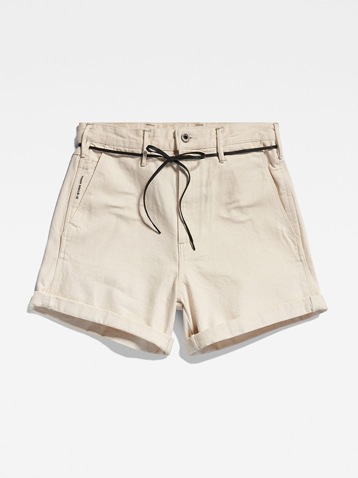 G-Star Jeans-Shorts in Beige günstig kaufen