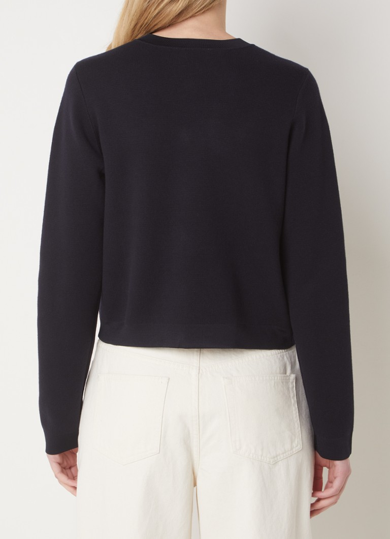 Cardigan Phase Eight Libby, tricotat fin, cu nasturi decorativi.