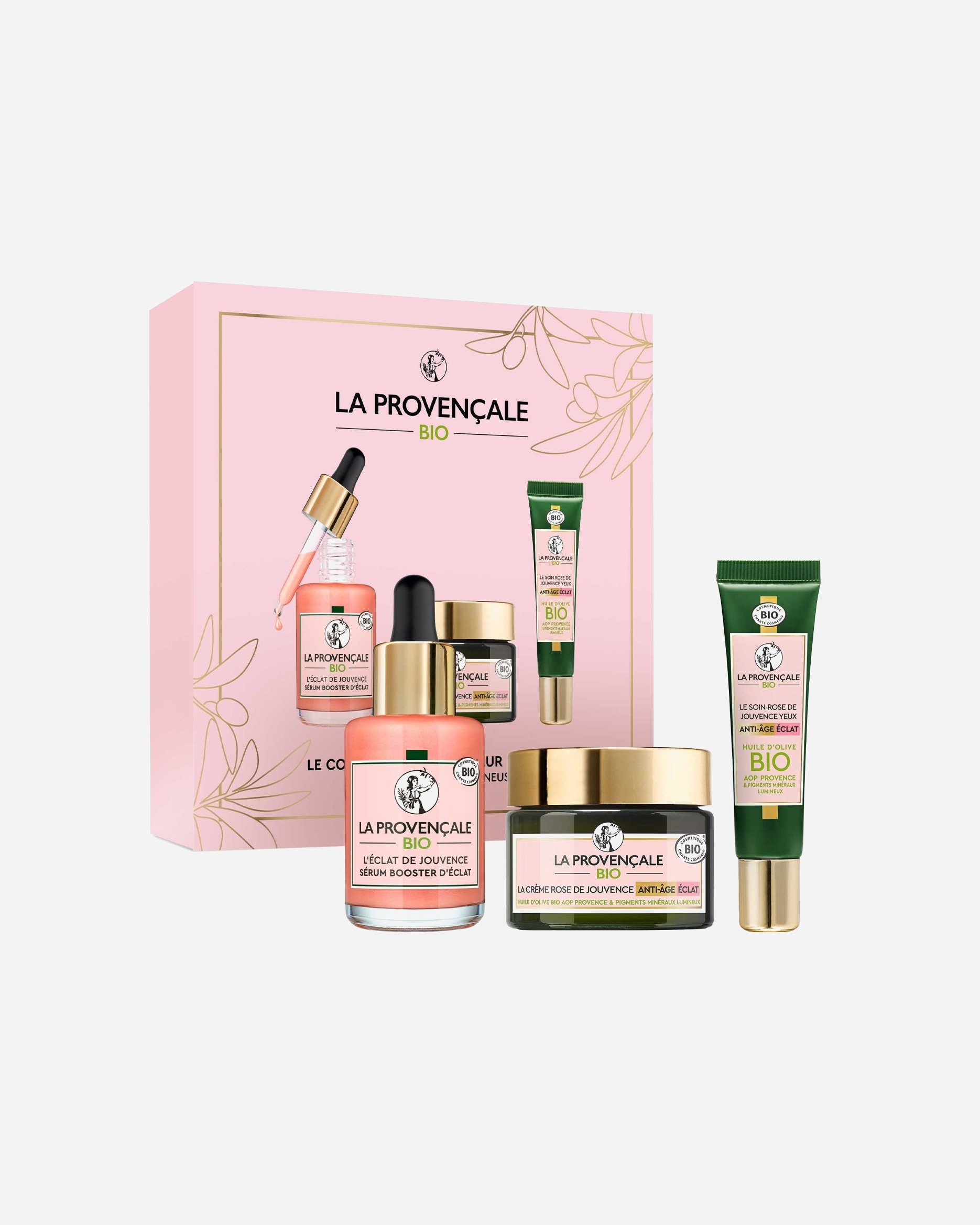 Cofanetto regalo La Provençale Rose Attivatore di luminosità