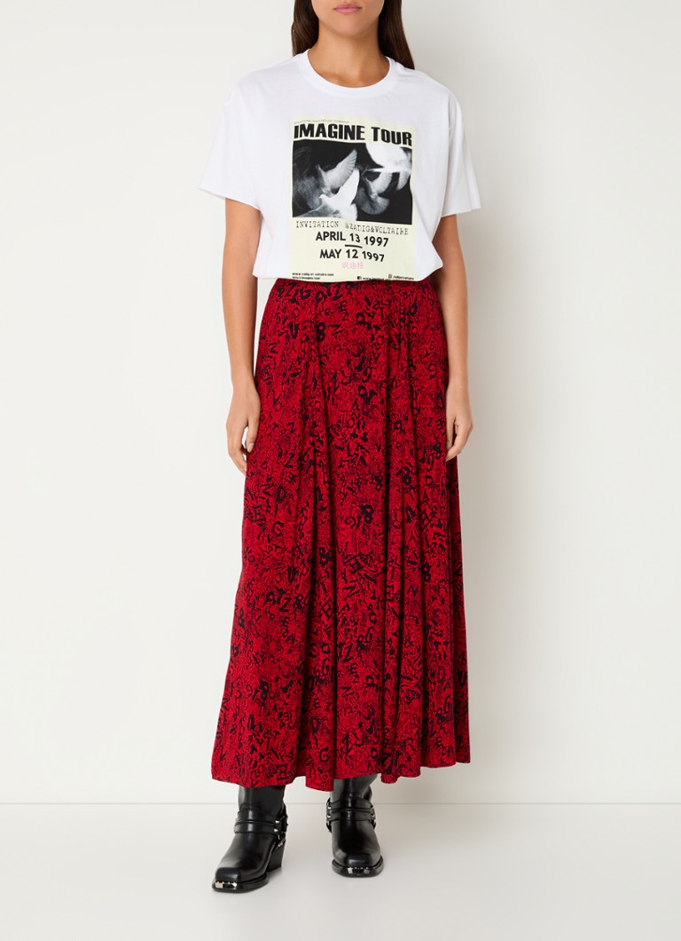 Zadig&Voltaire Tommer T-shirt with front and back print