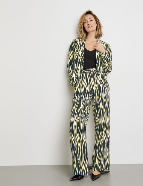 Schlupfhose mit Ikat Print