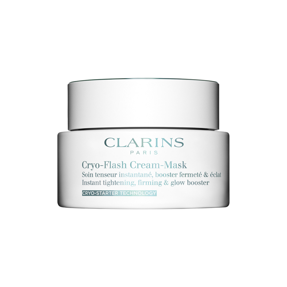Clarins Cryo-Flash Masque-Crème Effet lift immédiat, fermeté & éclat Soin  Masque anti-âge