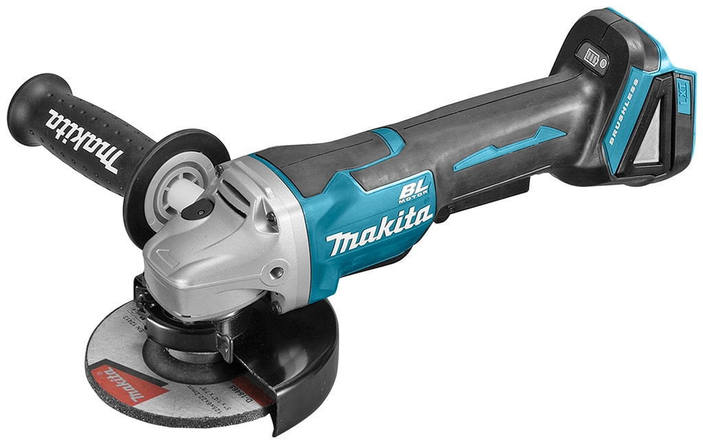 Polizor unghiular Makita DGA508ZJ 18V 125 mm cu frână de motor, fără baterii și încărcător