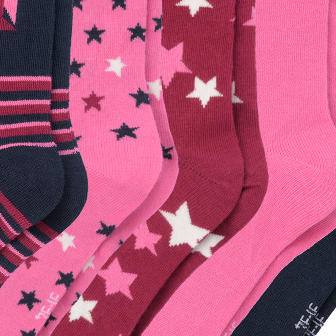 5 Mädchen Socken im Muster-MIx