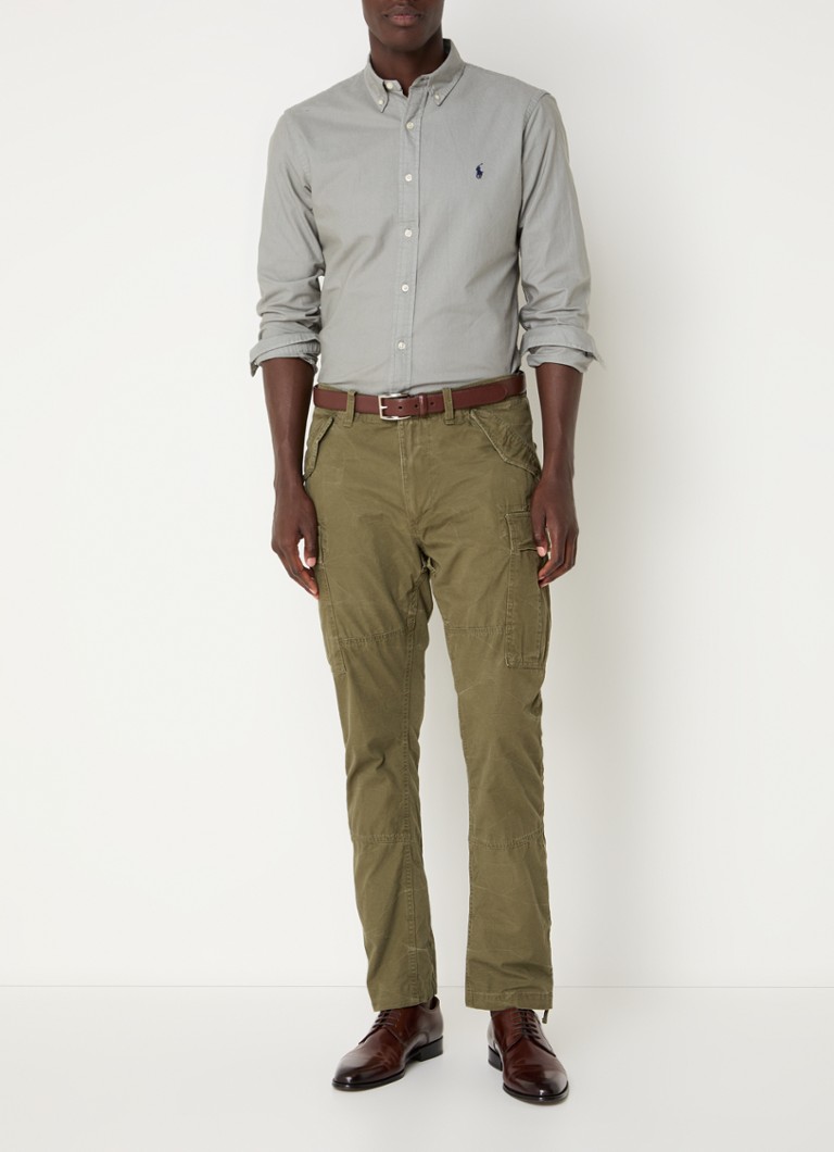 Ralph Lauren slim fit košulja s ovratnikom na kopčanje