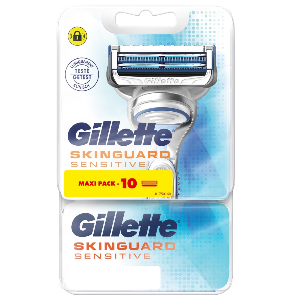 gillette Gillette SkinGuard Peaux Sensibles Lames x10 Lames de Rasoir