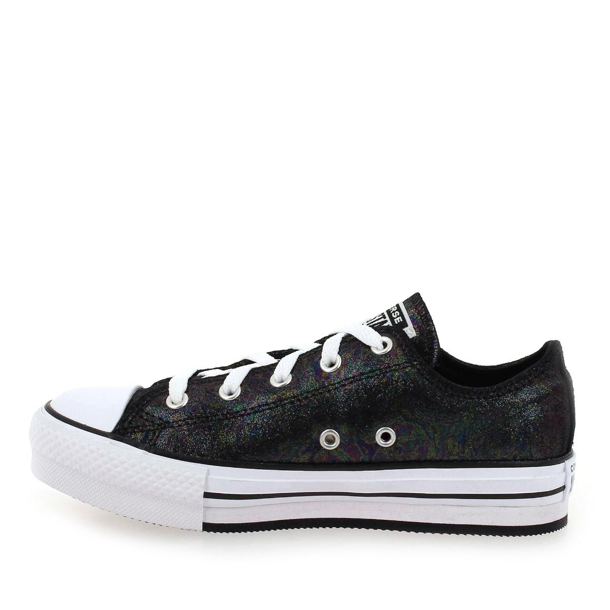 Converse  CTAS OX CLASSIC & EVA LIFT - Noir Irise
