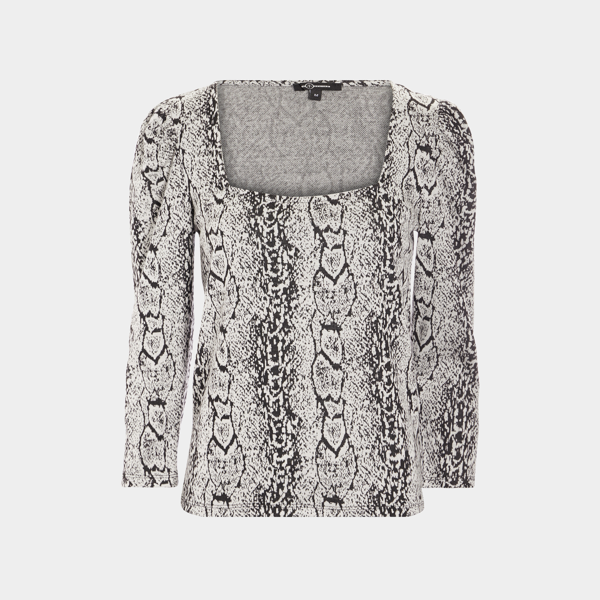 T-shirt manches bouffantes 3 4 ecru femme | La Halle
