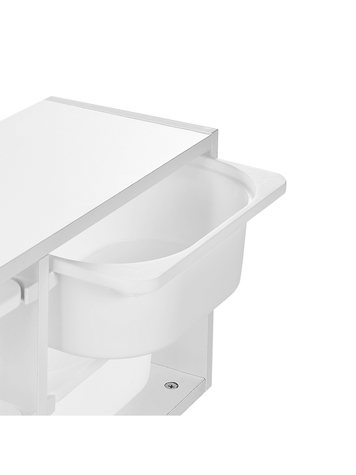 Beliani Ablageregal TOBIN in Weiß - (W) 98 x (H) 29 x (L) 21 cm günstig kaufen onesize