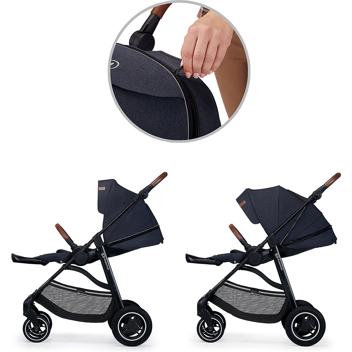 Kombi-Kinderwagen ALL ROAD, blau