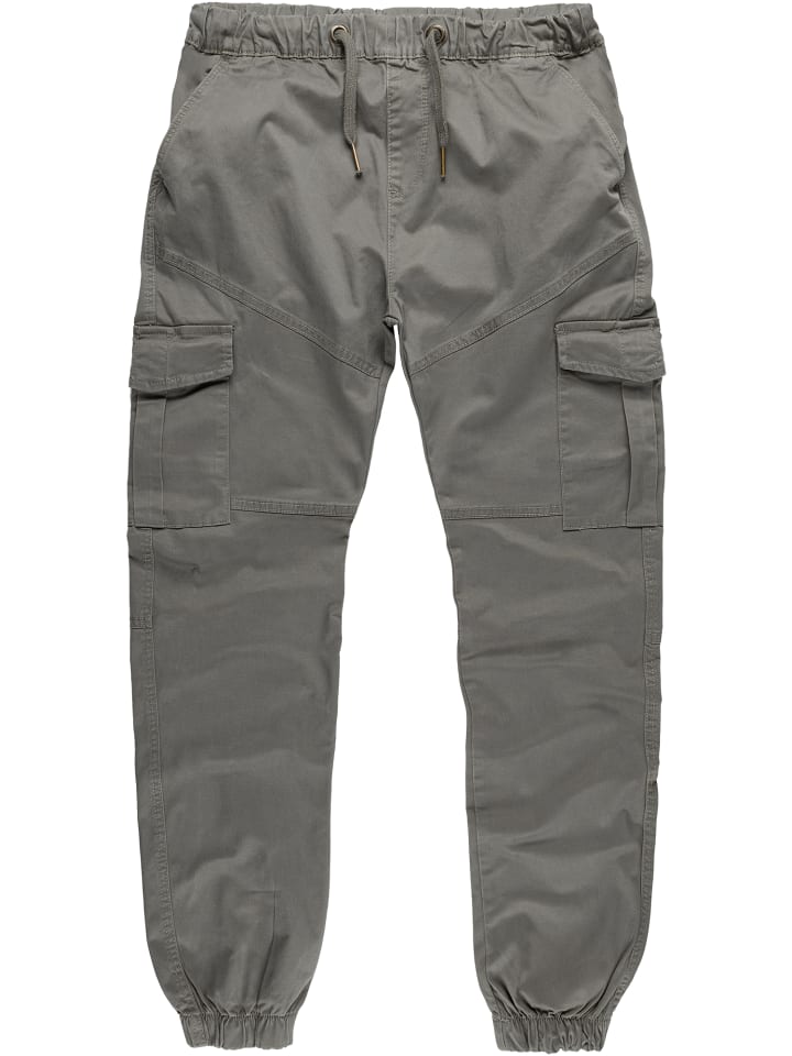 Amaci&Sons Cargo Jogger-Chino SAN ANTONIO in Dunkelgrau günstig kaufen