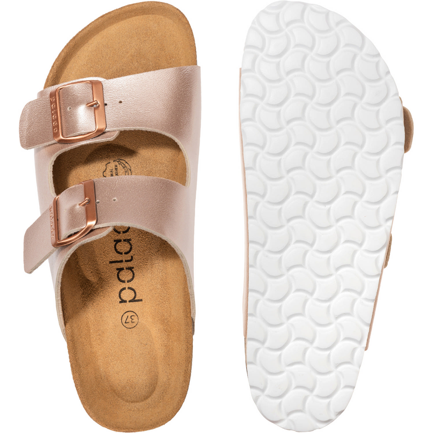 Palado Korfu PF, Pantoletten, Damen, Metallic Rose