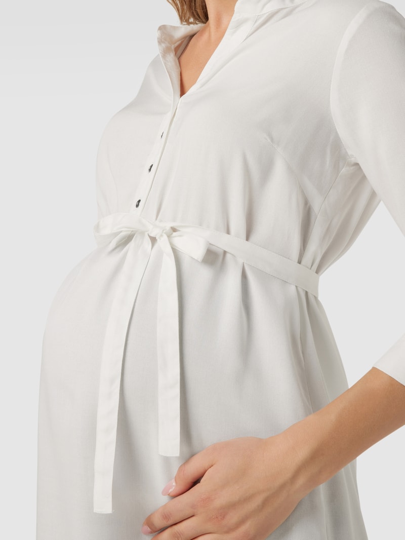 Umstands-Bluse aus Viskose in offwhite