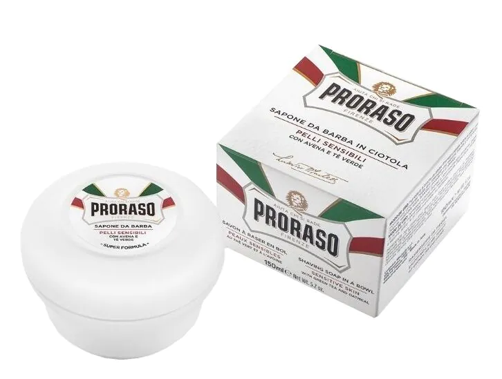 „Proraso Sensitive“ žaliosios arbatos skutimosi muilas