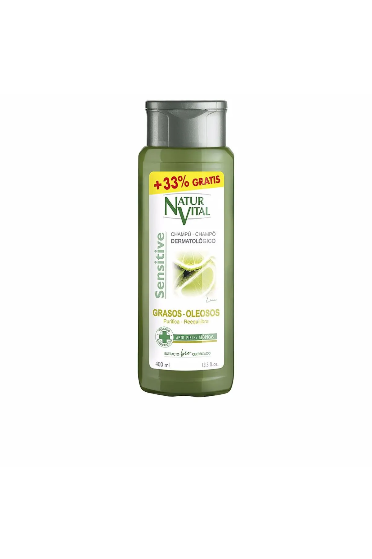 Natur Vital  Sensitive Shampoo Fettiges Haar 400 ml