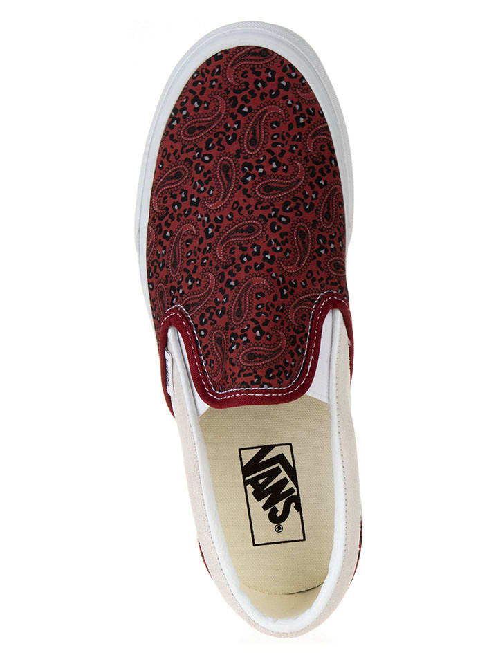 Vans Slipper in Bordeaux/ Creme günstig kaufen