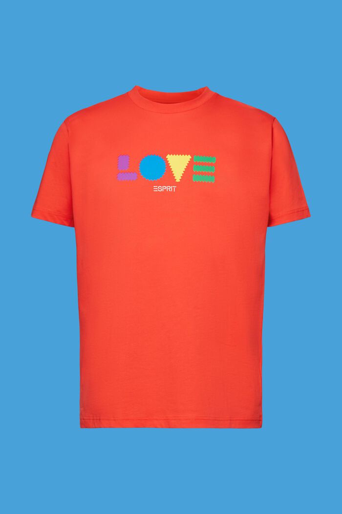T-Shirt aus Bio-Baumwolle mit geometrischem Print