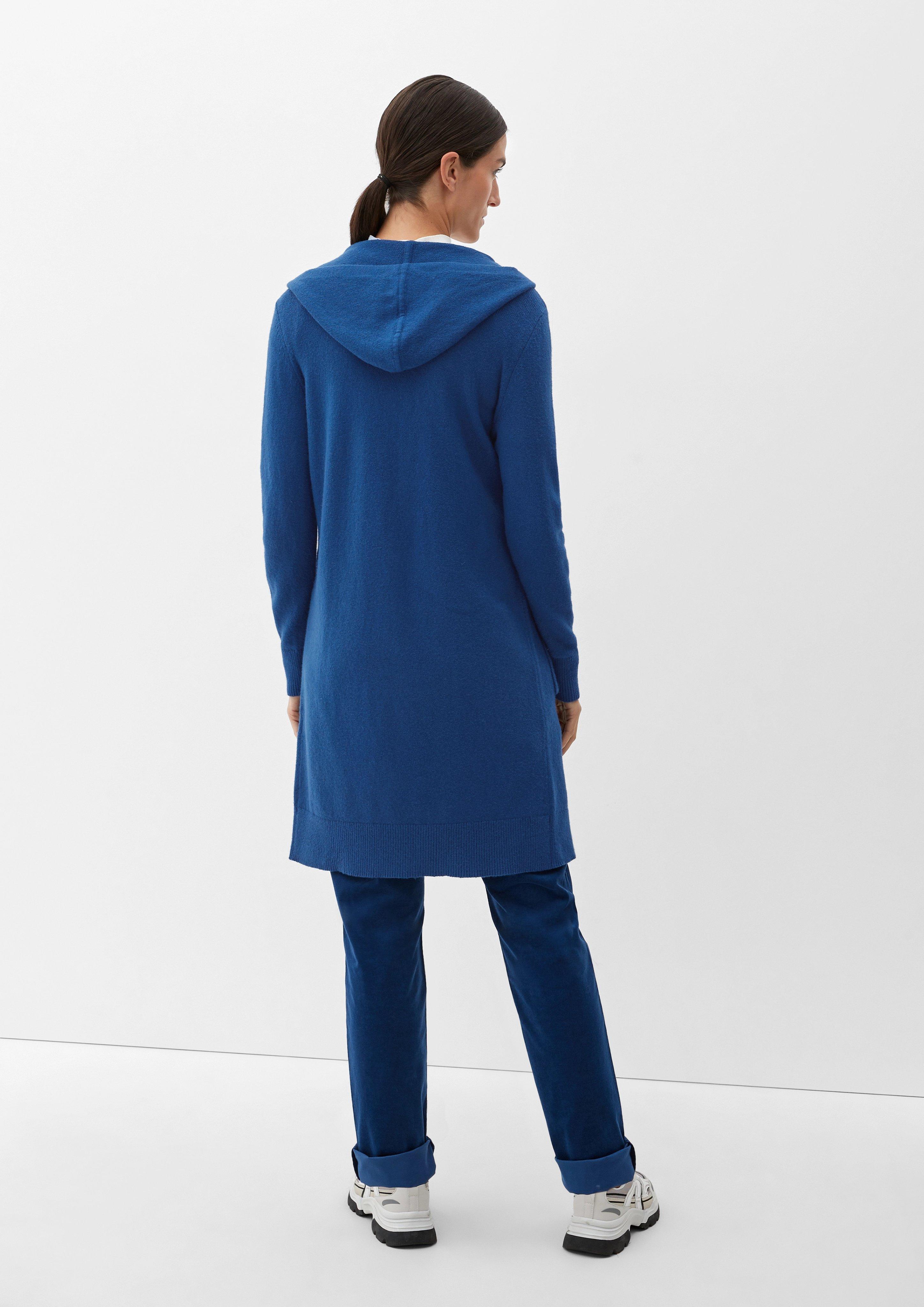 Langer Cardigan mit Kapuze  2125621-5659