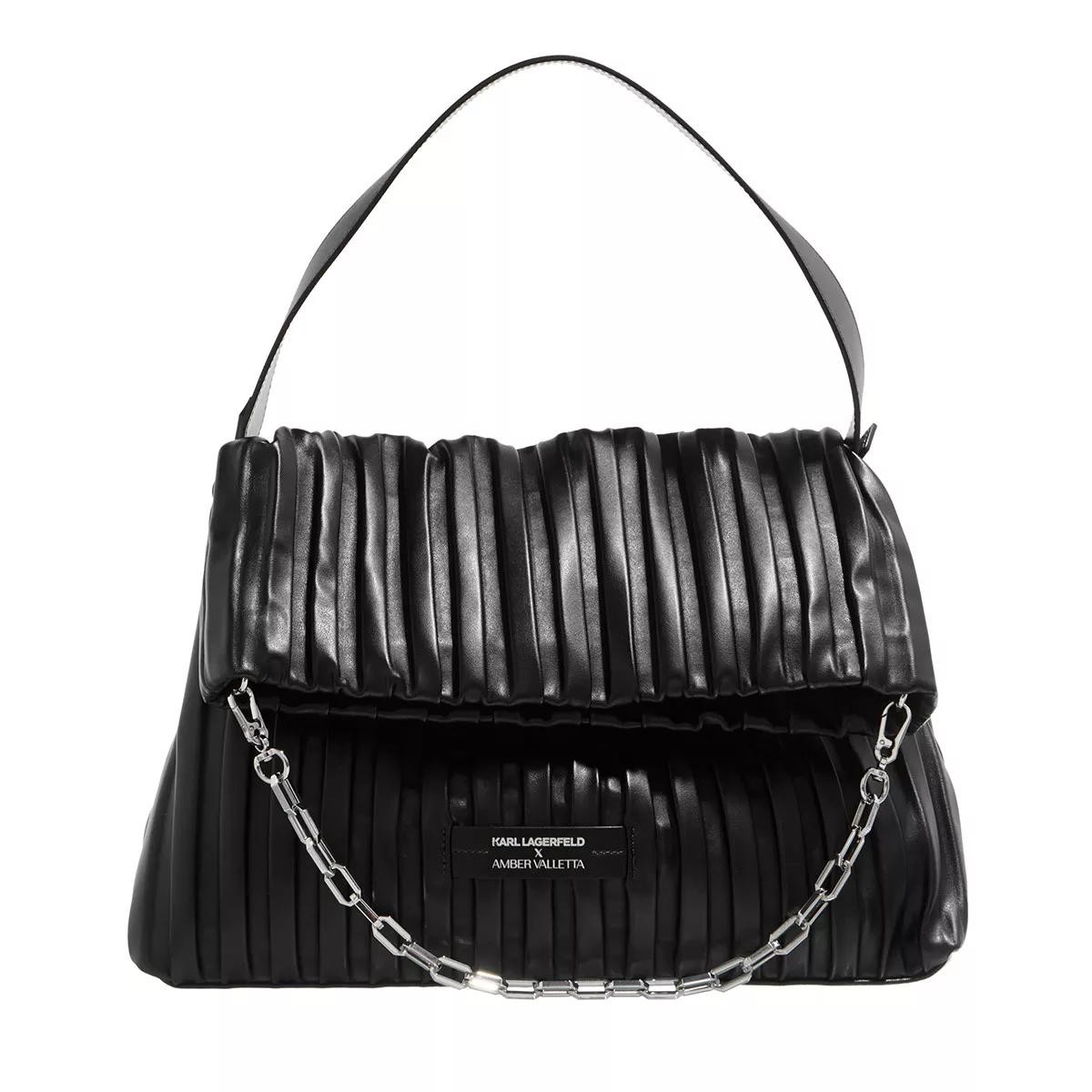 LAGERFELD Handtaschen schwarz Satchel