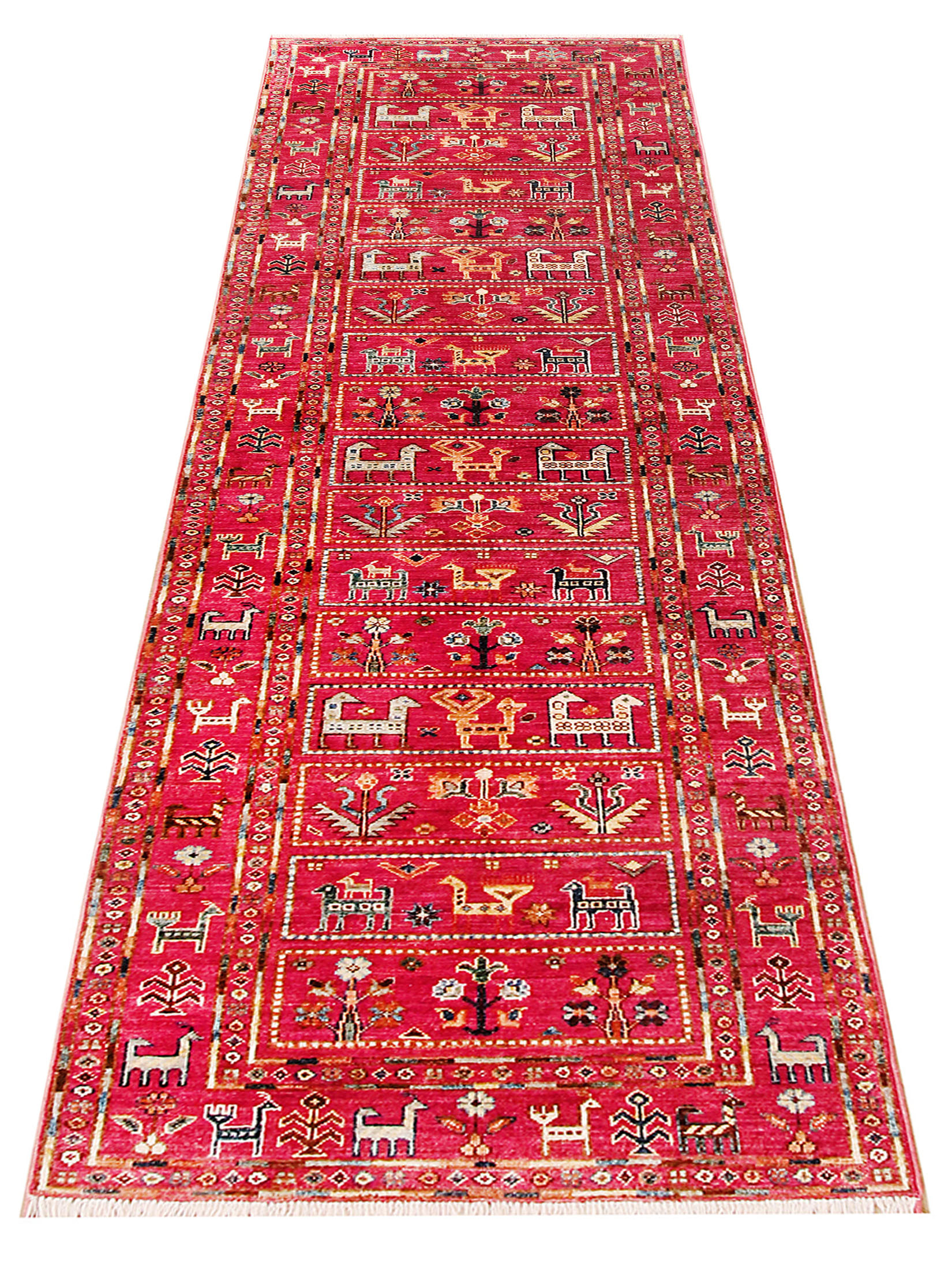 Chobi Schal ca. 82 x 297 cm, Unikat / Einzelstück
